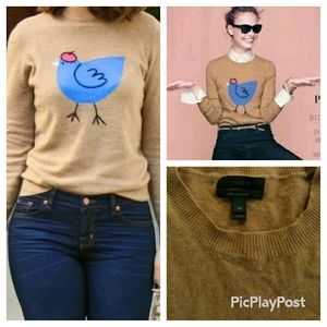 J. Crew French Hen Cashmere blend sweater sz XS